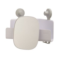 Corner Shower Shelf with Adjustable Mirror - Easystore
