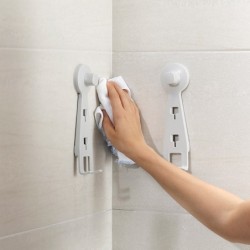 Corner Shower Shelf with Adjustable Mirror - Easystore