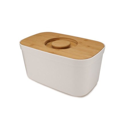 Caixa para Pão com Tábua Branco - Bread Bin