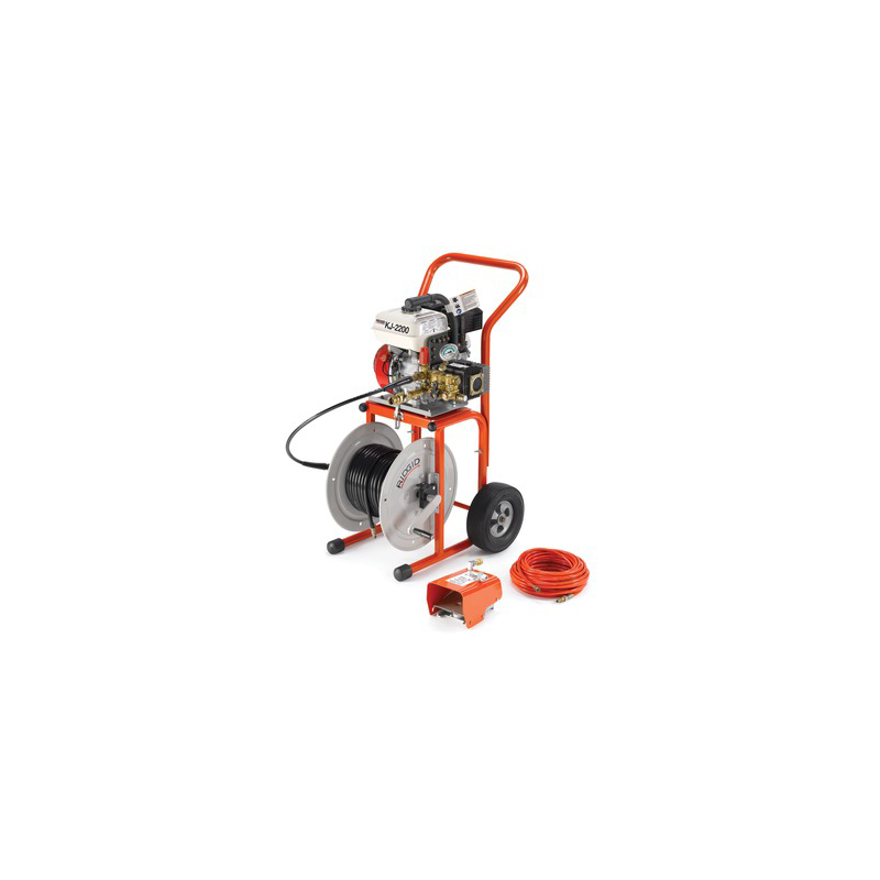 RIDGID Jetter with Pulse and H-30 Cart, Model KJ-2200 RIDGID Jetter with Pulse and H-30 Cart, Model KJ-2200