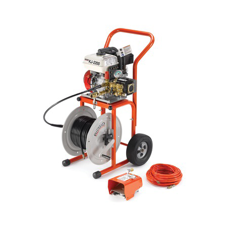 RIDGID Jetter with Pulse and H-30 Cart, Model KJ-2200