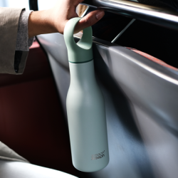 Botella con Aislamiento al Vacío 500ml Verde - Loop
