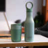 Botella con Aislamiento al Vacío 500ml Verde - Loop