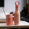 Botella con Aislamiento al Vacío 500ml Coral - Loop