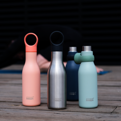 Botella con Aislamiento al Vacío 500ml Coral - Loop