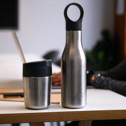 Botella con Aislamiento al Vacío 500ml Satinado/Antracita - Loop