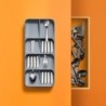 Large Cutlery Organiser Grey - DrawerStore