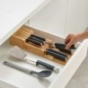 Bamboo Compact Knife Organiser - Drawerstore
