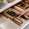 Bamboo Compact Knife Organiser - Drawerstore