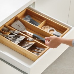 Cutlery, Utensil and Gadget Organiser Bamboo - DrawerStore