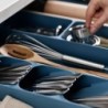 Cutlery, Utensil and Gadget Organiser Blue DrawerStore - Sky