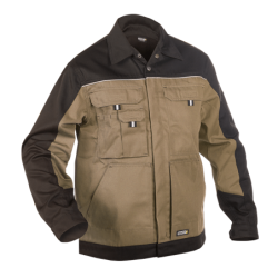 Chaqueta de Trabajo Lugano Bicolor 3XL +/- 245 g/m² Beige/Negro DASSY