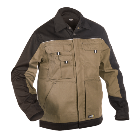CASACO LUGANO 245g BEGE/PRETO 3XL