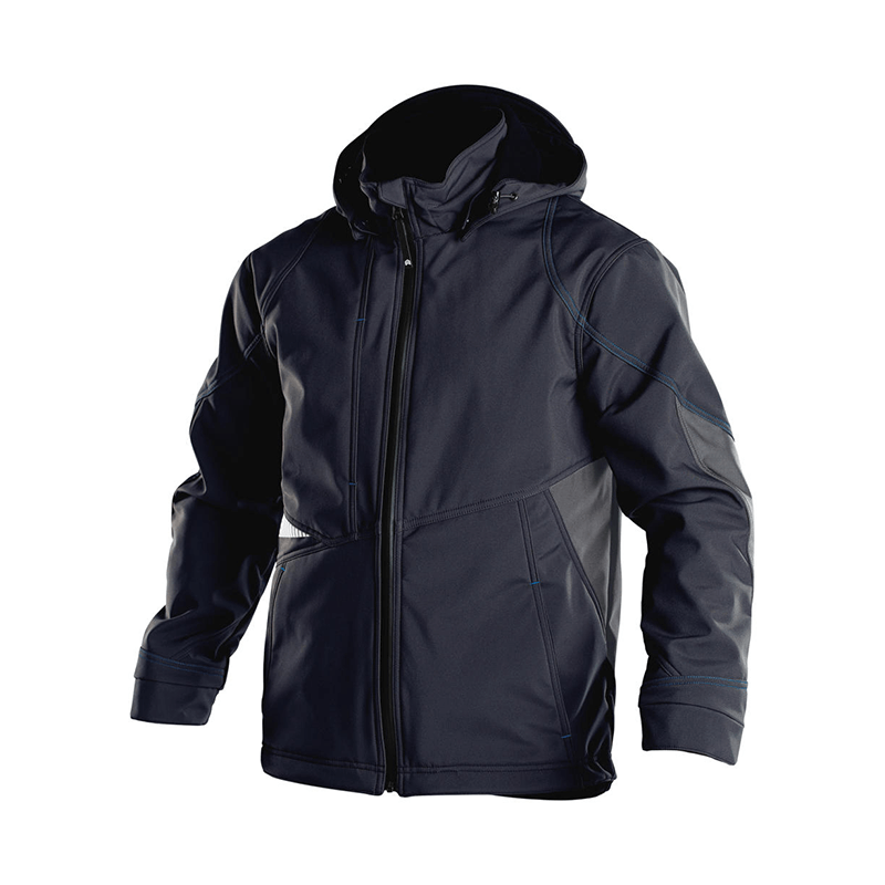 DASSY Gravity Softshell Jacket M +/- 280 g/m² Black