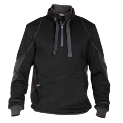 Sudadera Stellar 3XL +/- 290 g/m² Negro/Gris DASSY