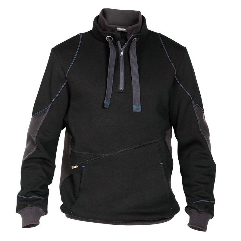 Sudadera Stellar 3XL +/- 290 g/m² Negro/Gris DASSY Sudadera Stellar 3XL +/- 290 g/m² Negro/Gris DASSY