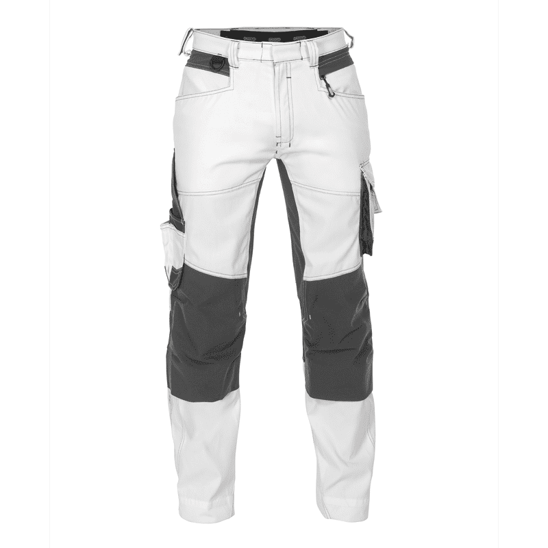 Pantalones Elásticos Dynax Painter n.º 44 +/- 245 g/m² Blanco/Gris DASSY