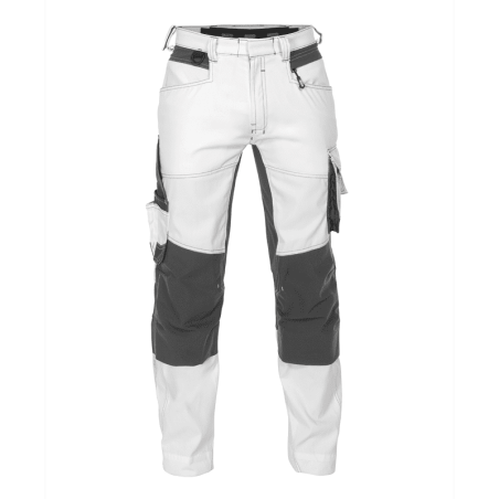 Pantalones Elásticos Dynax Painter n.º 44 +/- 245 g/m² Blanco/Gris DASSY