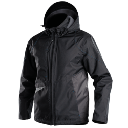CASACO HYPER 200g PRETO/CINZA 3XL