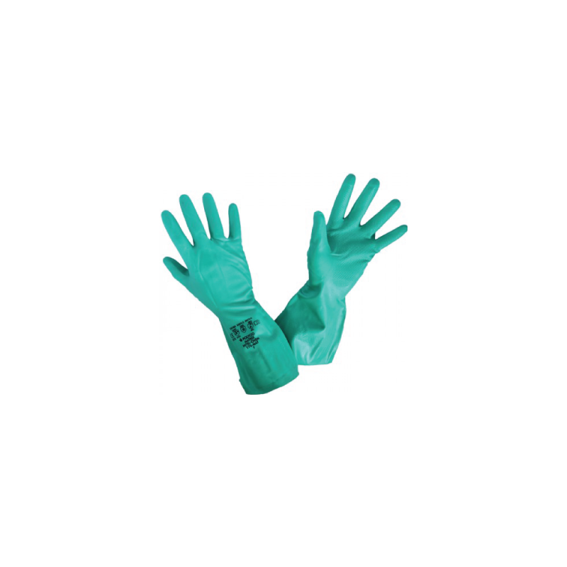 CHEMITOOL Green Nitrile Glove Inside Cotton CHEMITOOL Green Nitrile Glove Inside Cotton