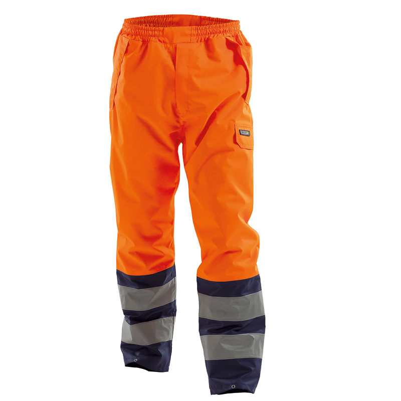 DASSY Sola High Visibility Waterproof Work Trousers M +/- 200 g/m² Fluo Orange/Navy DASSY Sola High Visibility Waterproof Work Trousers M +/- 200 g/m² Fluo Orange/Navy