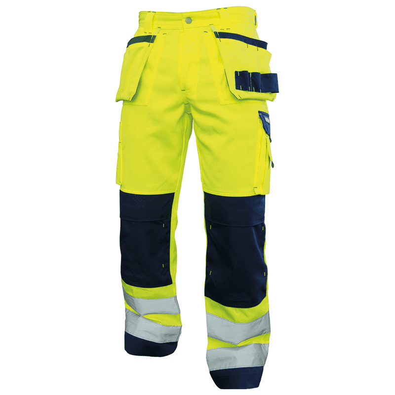 Calças de Trabalho Refletoras Glasgow n.º 36 +/- 290 g/m² Amarelo Fluo/Cinzento DASSY Calças de Trabalho Refletoras Glasgow n.º 36 +/- 290 g/m² Amarelo Fluo/Cinzento DASSY