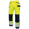 Calças de Trabalho Refletoras Glasgow n.º 36 +/- 290 g/m² Amarelo Fluo/Cinzento DASSY