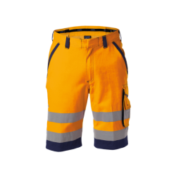 DASSY Lucca High Visibility Work Shorts n.º 56 +/- 290 g/m² Fluo Orange/Navy