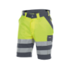 Calções de Trabalho Refletores Venna n.º 50 +/- 245 g/m² Cinzento/Amarelo Fluo DASSY