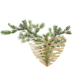 Ornamento Para Porta Coração L - Tangle