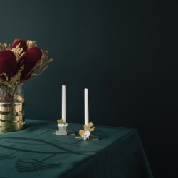 While Waiting Candleholder - Dove