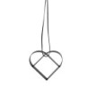 Ornamento Corazón Pequeño Negro - Figura