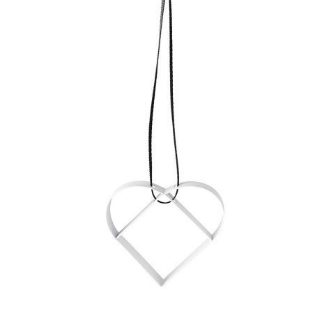 Ornamento Corazón Pequeño Blanco - Figura