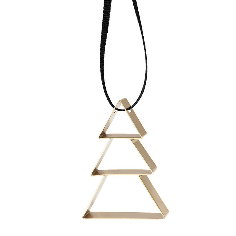 Tree Ornament Small Gold - Figura