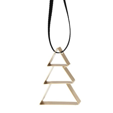 Tree Ornament Small Gold - Figura