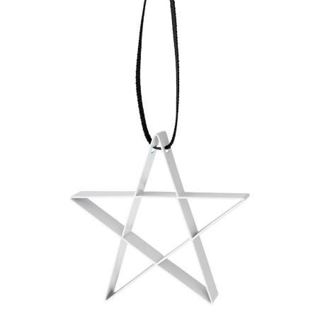 Star Ornament Small White - Figura