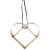 Heart Ornament Large Gold - Figura