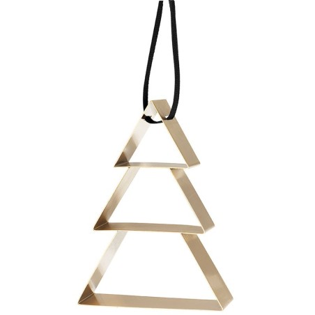 Tree Ornament Large Gold - Figura