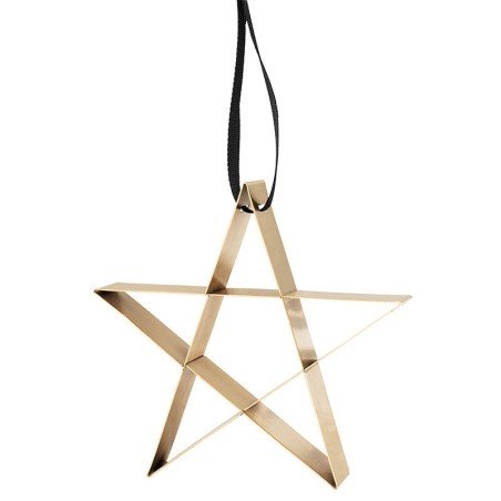 Star Ornament Large Gold - Figura