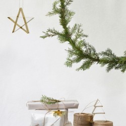 Star Ornament Large Gold - Figura