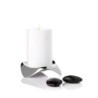 Candle Holder Silver Ø12Cm - Papilio Uno