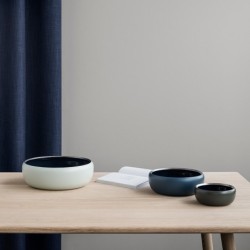Taça Média Ø22cm Azul Pó/Azul Meia-noite - Ora