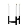 Three-Branch Candleholder Black - Ora