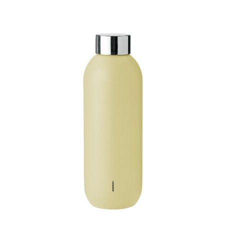 Drinking Bottle 600ml - Keep Cool Soft Yellow