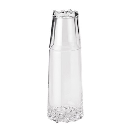 Botella de Vidrio con Vaso - Glacier