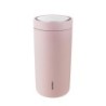 Copo Térmico Rosa Mate 400ml - To-Go Click