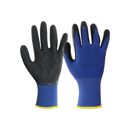Luva De Proteção Nylon Com Palma E Dedos Em Latex CHEMITOOL