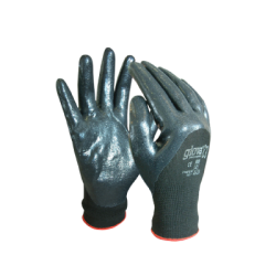 LUVA NYLON REVESTIDA NITRILO PRETO