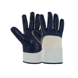 LUVA NITRILO AZUL SUPORTE JERSEY