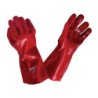 LUVA PVC VERMELHO SUPORTE ALGODÃO